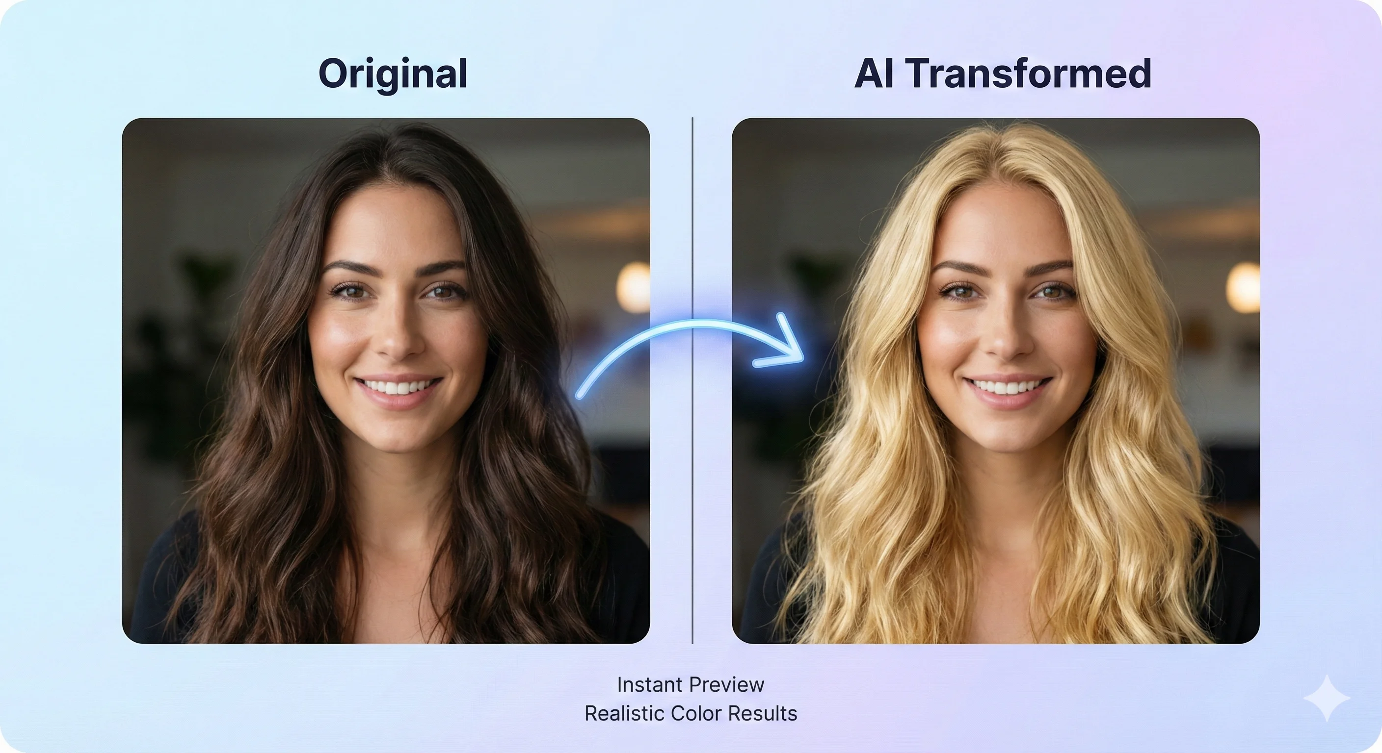 AI 发色更换工具预览图