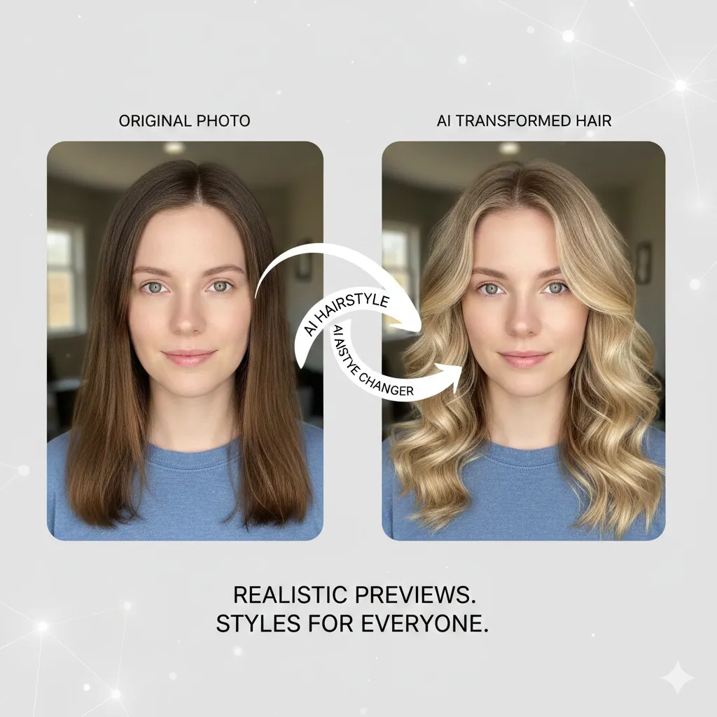 AI 发型更换工具预览图